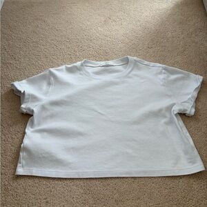 Women’s Gaze white cotton crop top